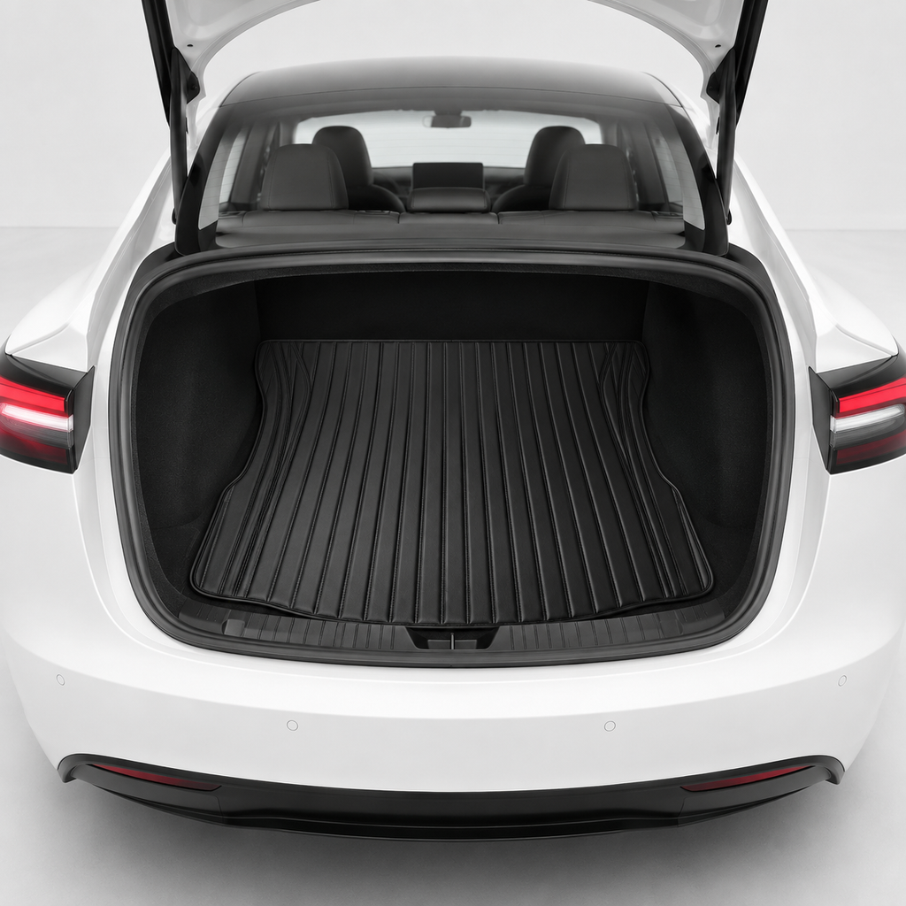 Model 3 PU Nappa Leather Rear Trunk Liner