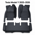 3D All-Weather PU Nappa Floor Mats for Tesla Model Y 2025–2026 – Australian RHD