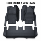 3D All-Weather PU Nappa Floor Mats for Tesla Model Y 2025–2026 – Australian RHD