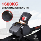 Tiger Australia Swan Hook Series 50mm × 4.5m Heavy-Duty Retractable Ratchet Straps 8-Pack Value Pack