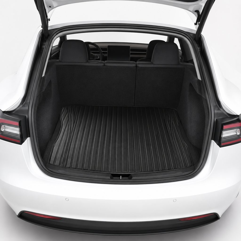 Model Y PU Nappa Leather Rear Trunk Liner