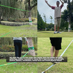 Slackline Kit 50mmx22.5 m with Training Line, Ratchet, Tree Protectors and Bag