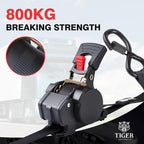 25mm × 3m New Auto Slow-Retracting Ratchet Straps 4-Pack