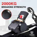 50mm × 3m New Auto Slow-Retracting Design Ratchet Straps 4-Pack