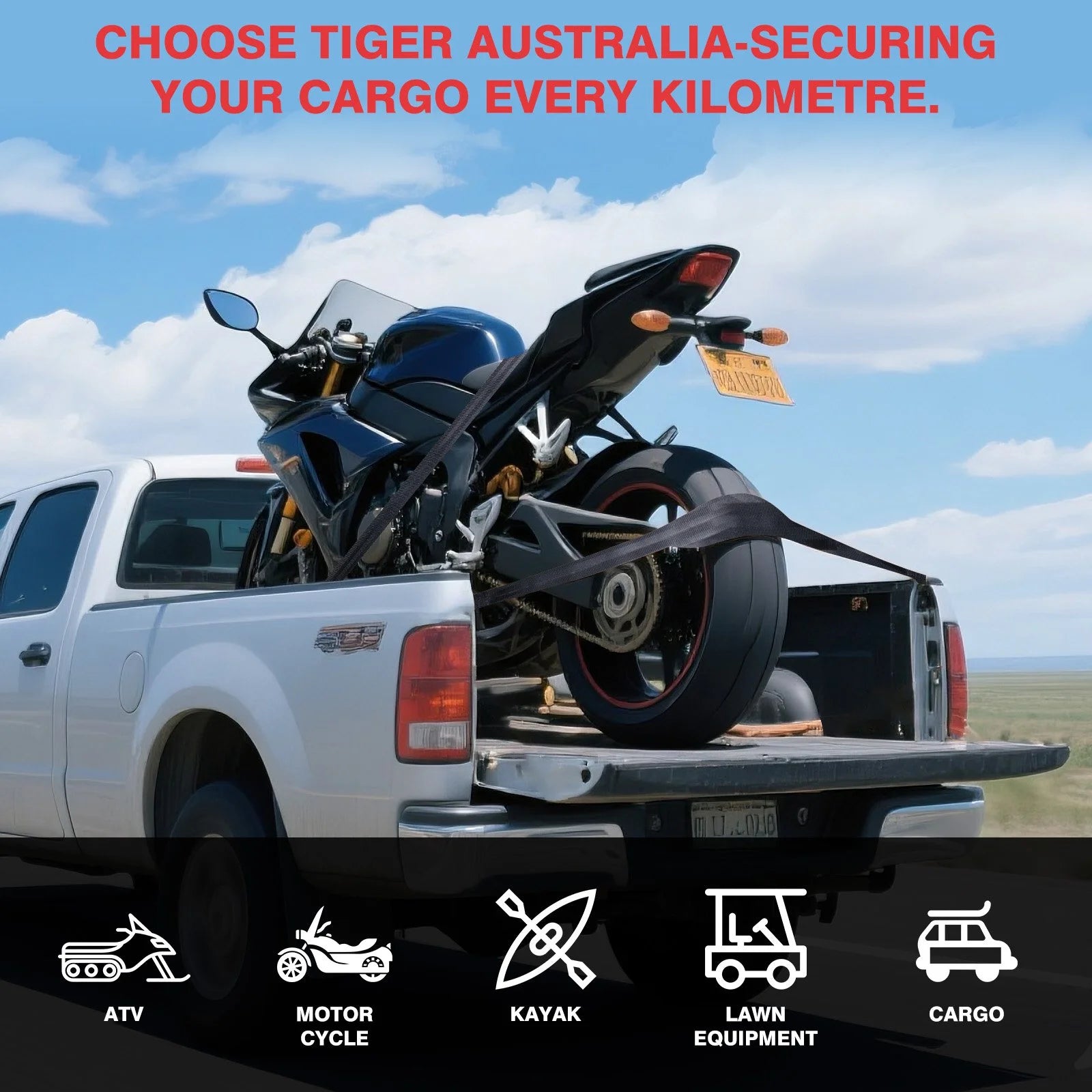 25mm x 3m Auto Retractable Ratchet Straps 4-Pack