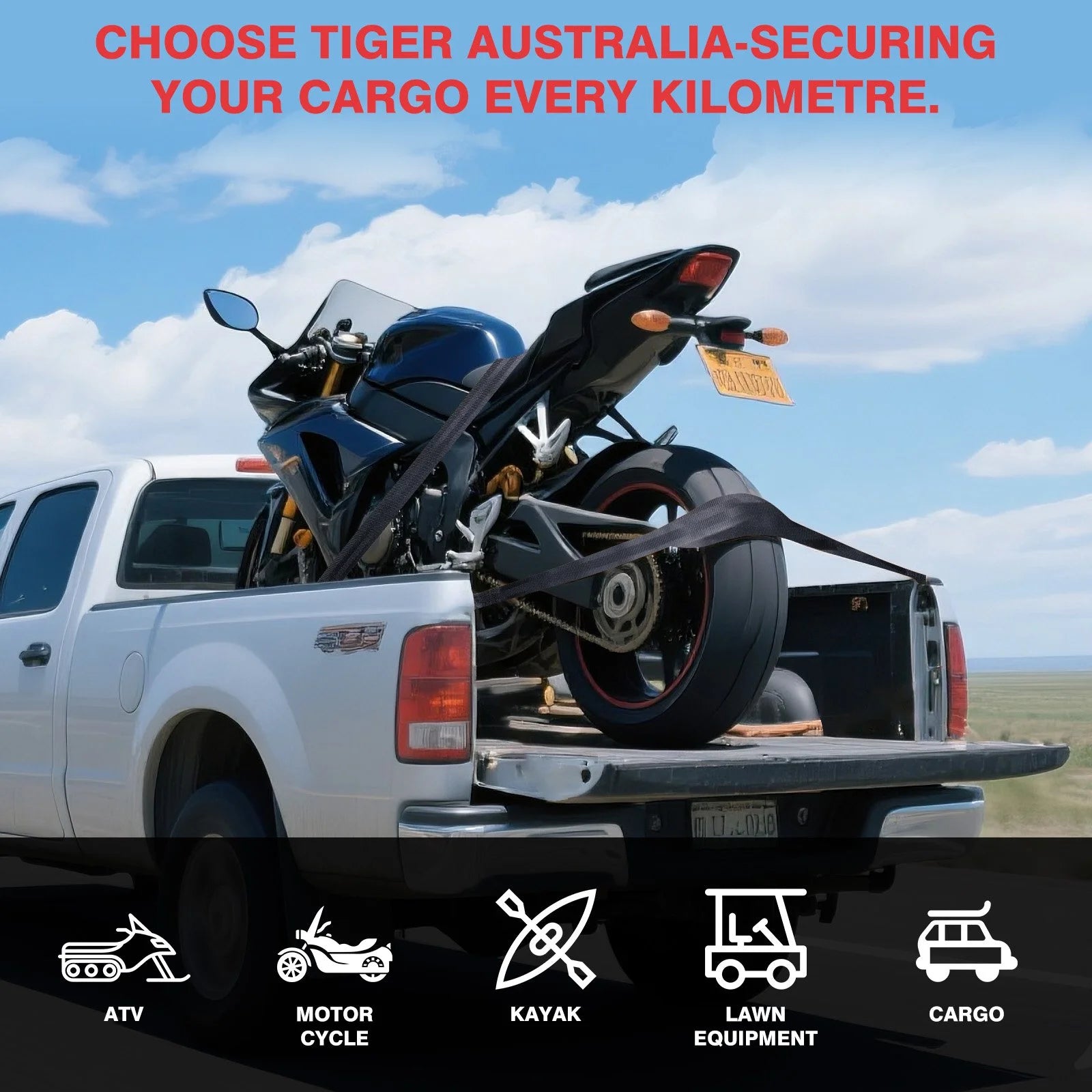 50mm × 3m New Auto Slow-Retracting Design Ratchet Straps 2-Pack