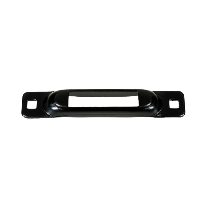 E-Track Single Fixing Plate Black