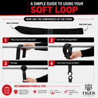 Tiger Australia 25mm x 3m Retractable Ratchet Straps with Soft Loops – 4 Pack