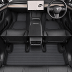 3D All-Weather PU Nappa Floor Mats for Tesla Model Y 2022–2024 – Australian RHD
