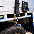 Tiger Australia Swan Hook Series 25mm × 3m Retractable Ratchet Straps 4-Pack(Black)